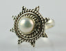 Freshwater Pearl 925 Solid Sterling Silver Handmade Ring Size 4 To 13 Us - By Navyacraft