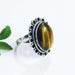 Beautiful Natural Tiger Eye Gemstone Ring Birthstone 925 Sterling Silver Fashion Handmade All Size Gift - By Jewelry Zone