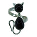 Black Onyx 925 Solid Sterling Silver,handmade Jewelry Women Cat Gift For Her - By Navyacraft
