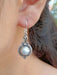 Navya Craft Freshwater Pearl 925 Solid Sterling Silver Handmade Dangle Earrings - By Navyacraft