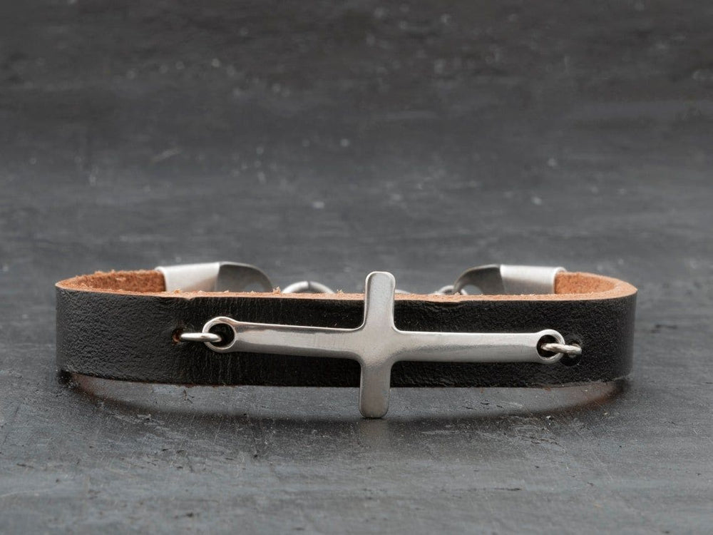 Men’s Cross Bracelet - Religious - Christian - Jewelry - Gift - By Magoo Maggie Moas