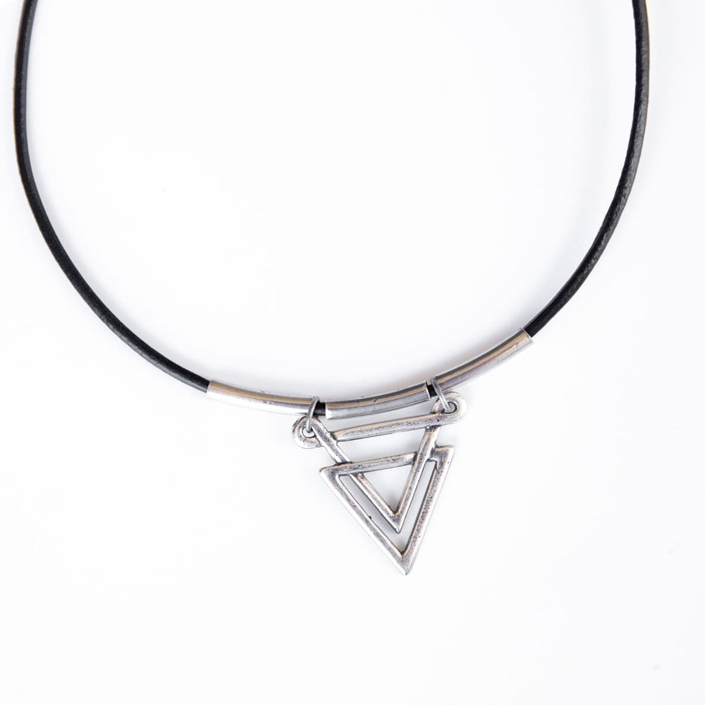 Men's Necklace - Men's Choker Necklace - Men's Leather Necklace - Men's Jewelry - Men's Gift - Boyfriend Gift - Guys Jewelry - Husband NL13