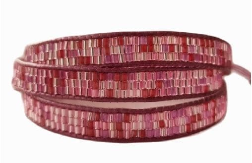 Milano Violet Wrap Bracelet - By Warm Heart Worldwide