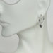 Minimalist Hoops - Silver Star Charm - Celestial Earrings - 12mm - Small Hoop - Cartilage - E340 - By Neverendingsilver