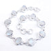 bracelets Moonstone Bracelet Rainbow 925 Sterling Silver Bracelet-A026 - by Adorable Craft