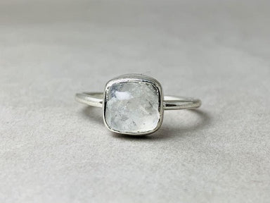 Moonstone Ring 925 Sterling Silver Wedding Birthstone Promise For Women Blue Fire - by Heaven Jewelry