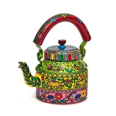 Painted Teapots Multi Color Hand Tea Pot in Aluminium