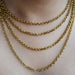 necklaces Multi strand gold necklace South Indian Temple Jewelry long rani haaram - by Pretty Ponytails