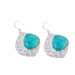 earrings Natural Amazonite Handmade Designer Bezel Setting Silver Dangle Earrings - by Nehal Jewelry