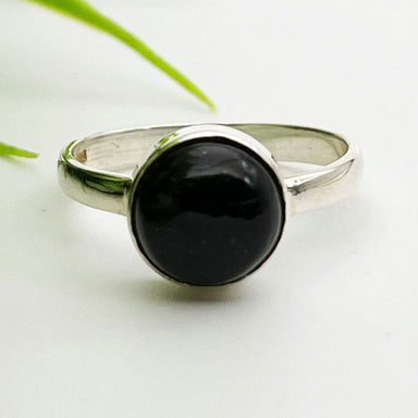 rings Natural BLACK TOURMALINE Gemstone Studded in 925 Sterling Silver Handmade Jewelry Ring Gift For Women - by Jewelrybyshreya