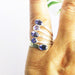 Necklaces Natural BLUE IOLITE Gemstone 925 Sterling Silver Jewelry Ring Handmade Gift All Size - by Zone