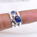Natural Blue Kyanite & Iolite Ring 925 Sterling Silver Gemstone Rings - by Adorable Craft