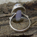 Rings Natural Blue Lace Agate Gemstone Ring 925 Sterling Silver