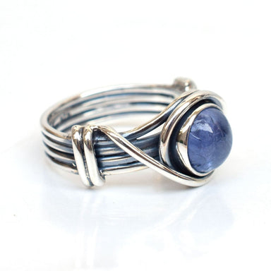 Natural Blue Tanzanite 925 Sterling Silver Ring,unique Handmade Jewelry Gift For Her - By Adorable Craft