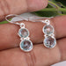 earrings Natural Blue Topaz Dangle Earring 925 Sterling Silver Handmade Bezel Sky Gemstone Earring. - by Rajtarang