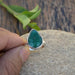 Rings Natural Emerald Gemstone 925 Sterling Silver Ring