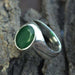 rings Natural Emerald Gemstone Ring May Birthstone Handmade Men’s Gift Zodiac 925 Sterling Silver For Him - by NativeFineJewelry