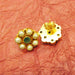 earrings Natural Emerald Pearl stud earring Handmade 925 Solid Sterling Silver Stud Earrings Wedding Jewellery For Christmas Gift - by 