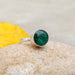 Natural Emerald Ring 925 Silver Gemstone Stacking Artisan Jewelry Birthday Gift Engagement for her - by Finesilverstudio