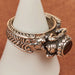 Rings Natural Garnet Men’s Ring 925 Sterling Silver Men Gemstone Personalized Gift for Him Monkey Designer - by InishaCreation