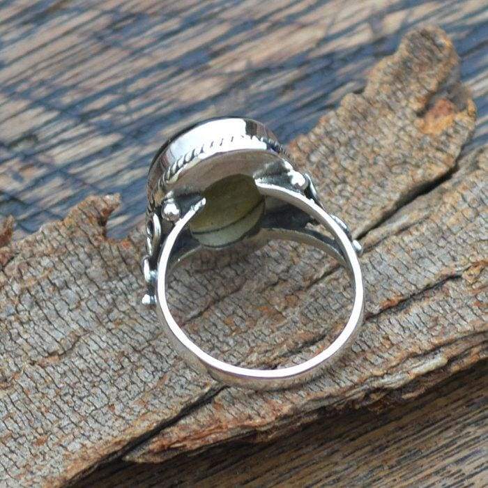 Rings Natural Labradorite 925 Sterling Silver Ring