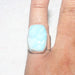 Rings Natural LARIMAR Gemstone 925 Sterling Silver Jewelry Ring Handmade Gift All Size - by Zone
