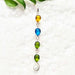 pendants Natural MULTI Gemstone 925 Sterling Silver Jewelry Pendant Handmade Gift Free Chain - by Zone