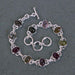 Natural Multi Tourmaline Bracelet 925 Sterling Silver gemstone Jewelry handmade - by Adorable Craft