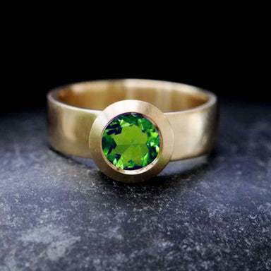 Natural Peridot Ring 925 Sterling Silver for Women Birthday Gift Friendship Handmade Gemstone Promise Cute - by Jaipur Art Jewels