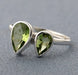 Natural Peridot Sterling Silver Ring August Birthstone,handmade Jewelry Gift for her - by Girivar Creations