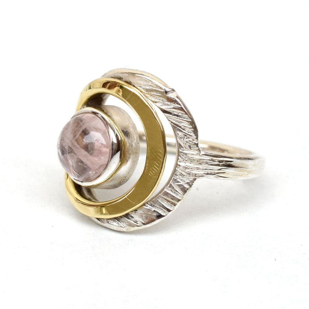 Natural Pink Morganite 925 Sterling Silver Ring,handmade Jewelry,gift for her - by Arte de Joyas