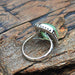 Rings Natural Prehnite Gemstone Ring 925 Sterling Silver Designer Bezel Work Statement,Natural Custom