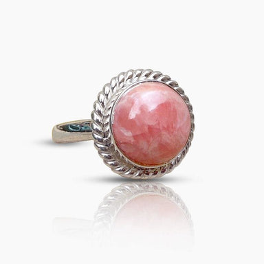 Ring Natural Rhodochrosite 925 Silver Jewelry Gift for her - 5.5 by Finesilverstudio
