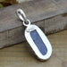 Necklaces Natural Rough Violate Blue Tanzanite Gemstone Pendant 925 Sterling Silver Handmade Gift Jewelry Designer - Title by jaipur art 
