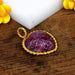pendants Natural Ruby Corundum Gemstone Pendant Necklace - by Ishu gems