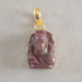 Natural Ruby Ganesh pendant - by Krti Handicrafts