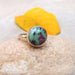 Natural Ruby Zoisite Ring Round Shape Gemstone Ring Sterling Silver Healing Gemstones Artisan - by Finesilverstudio Jewelry