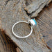 Rings Natural Sleeping Beauty Arizona Turquoise Gemstone 925 Sterling Silver Birthstone Gift Ring