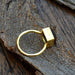 Rings Natural Tiger Eye Gemstone Gold Ring 14k Yellow Wedding