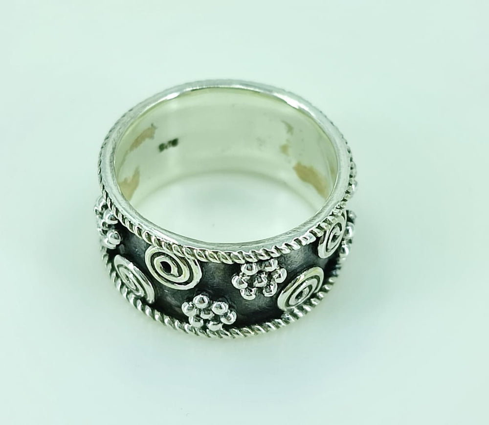 Navya Craft 925 Sterling Silver Ring Band Size 3-13 us - by Navyacraft