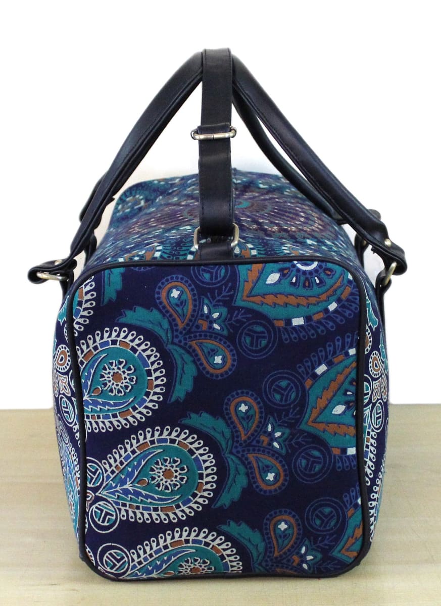 Bags New Handmade Duffle Sports Gym Bag Unisex Man Aad Woman Travel Cotton Fabric Mandala Handbags Throw - by Craftauras
