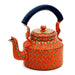 Painted Teapots Orange Delight Hand Tea Pot in Aluminium (1000ml)