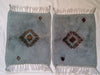 Pair Of Moroccan Rugs Hand Knotted - By Home