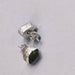 Peridot Rough Studs 925 Sterling Silver Earrings Handmade Jewelry Gift for her - by Inishacreation