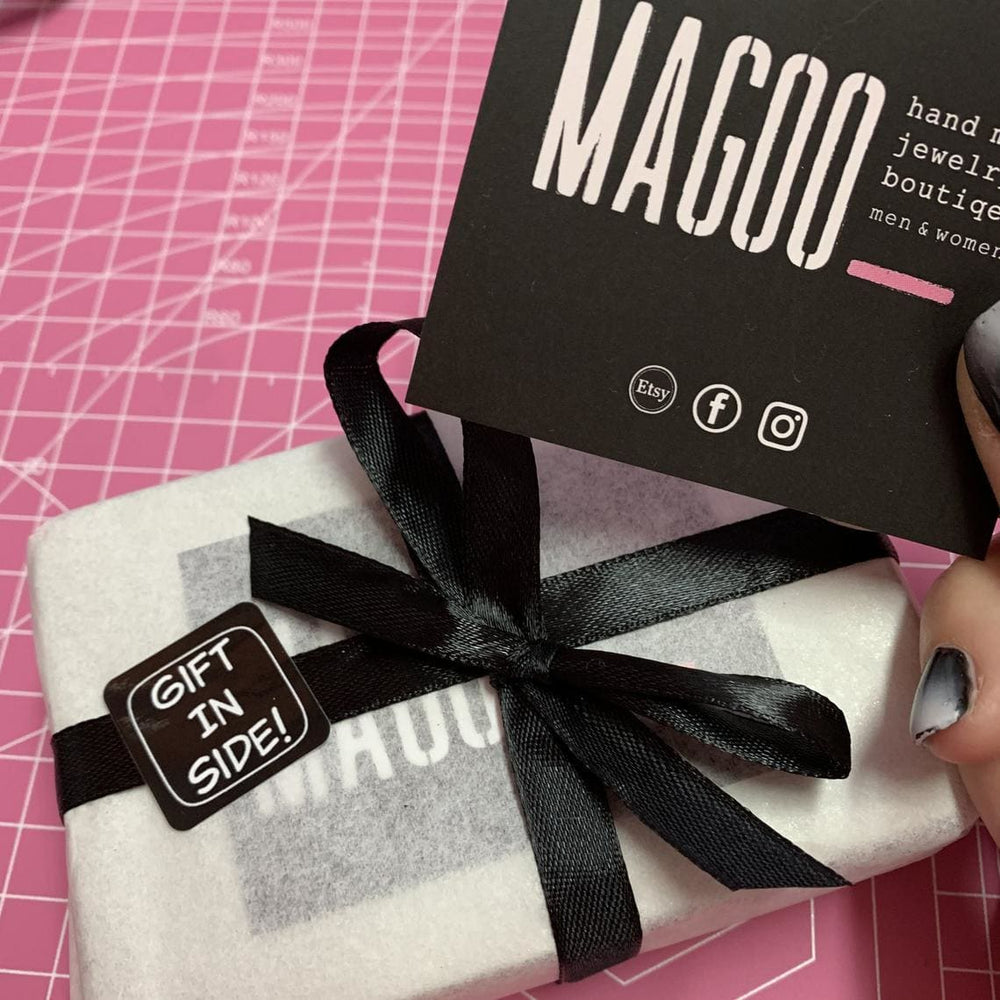 Personalized Beaded Bracelet - Men’s - Custom - Engraved - Boyfriend Gift - Husband - by Magoo Maggie Moas