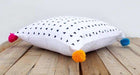 Black and White Aztec Print Pillow Cover in Cotton - Pillows & Cushions