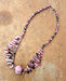 necklace Pink rhodonite tiara - by Warm Heart Worldwide