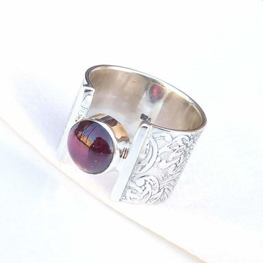 Pink Tourmaline Ring 925 Sterling Silver Handmade Jewelry - by Adorable Craft