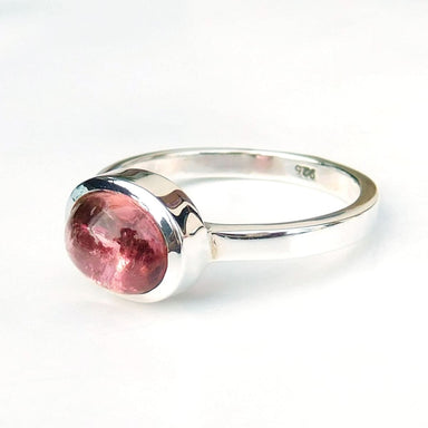 rings Pink Tourmaline 925 Sterling Silver Nickel-Free Ring Handmade Jewelry - by Arte De Joyas