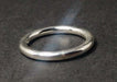 Plain Band Ring 925 Silver Stackable Thumb For Women Shiny Simply Thin Classic
